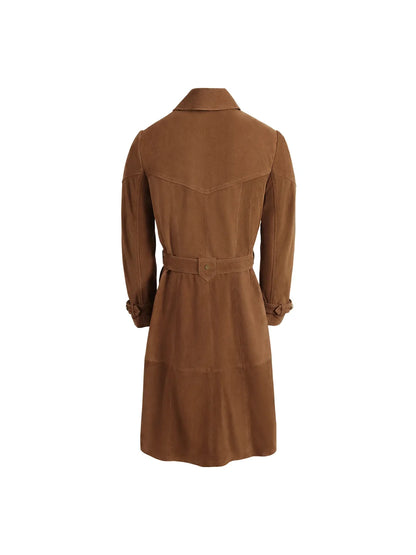 The Lylla Coat Dress Suede