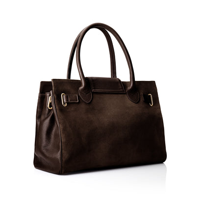 Windsor Leather and Suede Handbag