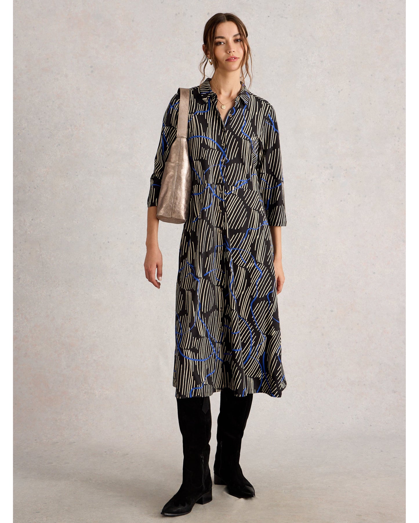 Rua Jersey Shirt Dress