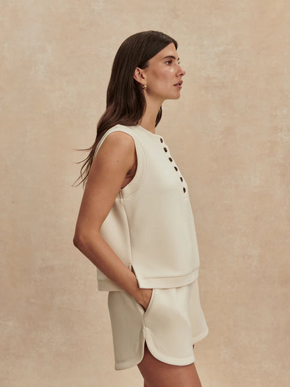 Marla Button Placket Tank
