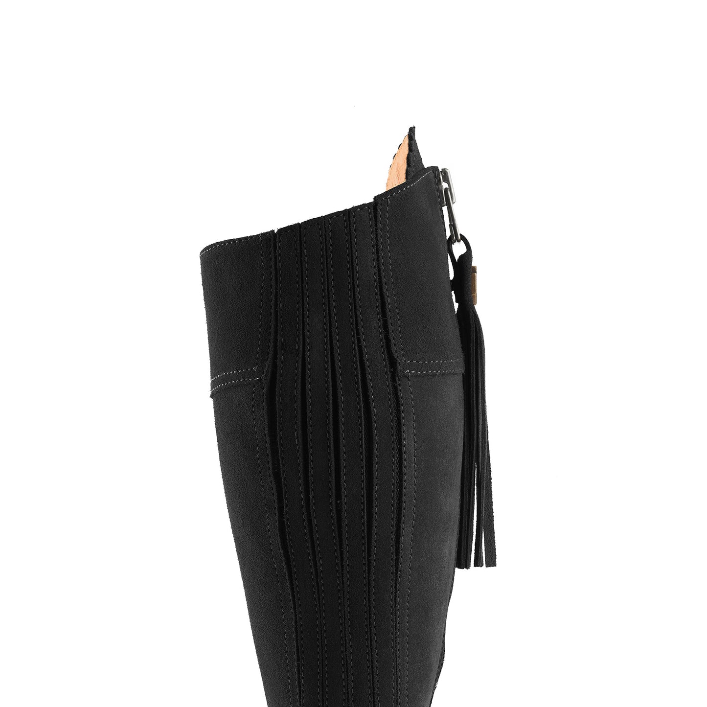 Womens Regina Suede Heeled Knee-high Boots (Regular Fit)