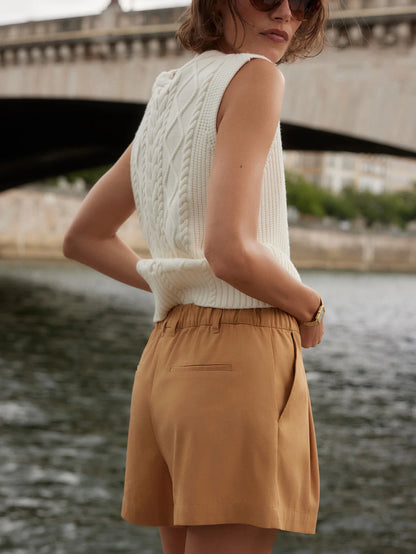 Tatyana Cable Knit Vest