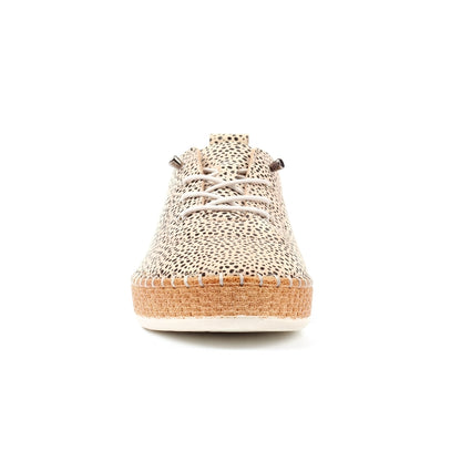 Evette Leather Plimsoll