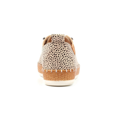 Evette Leather Plimsoll