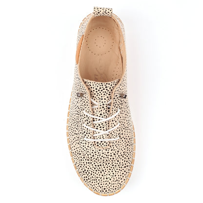 Evette Leather Plimsoll