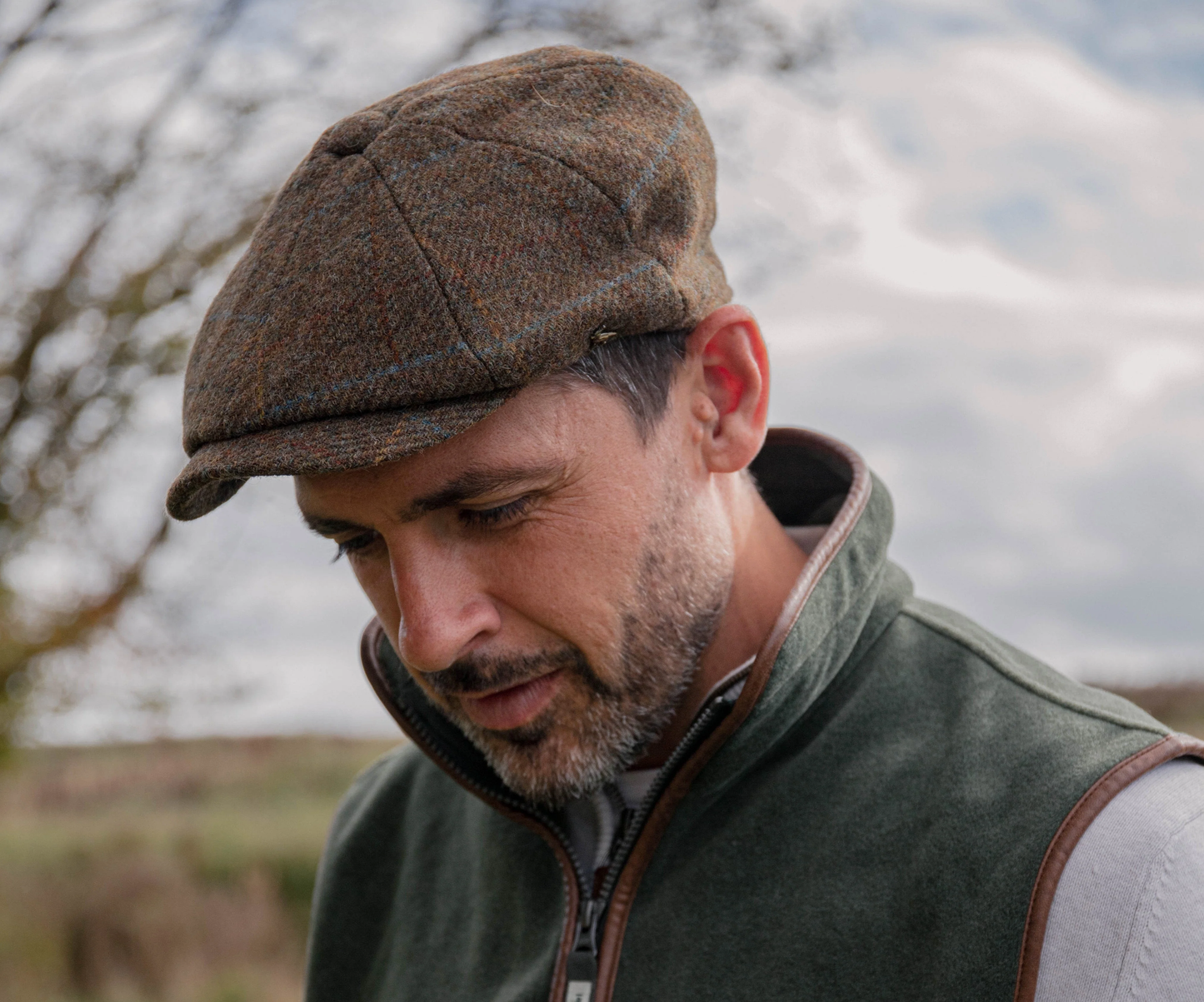 Felsham Tweed Baker Boy Cap