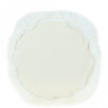 Fendland Pouffe Long Wool - Ivory