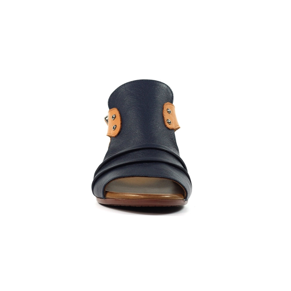 Lunar Jaden Navy Leather Sandal