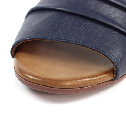 Lunar Jaden Navy Leather Sandal