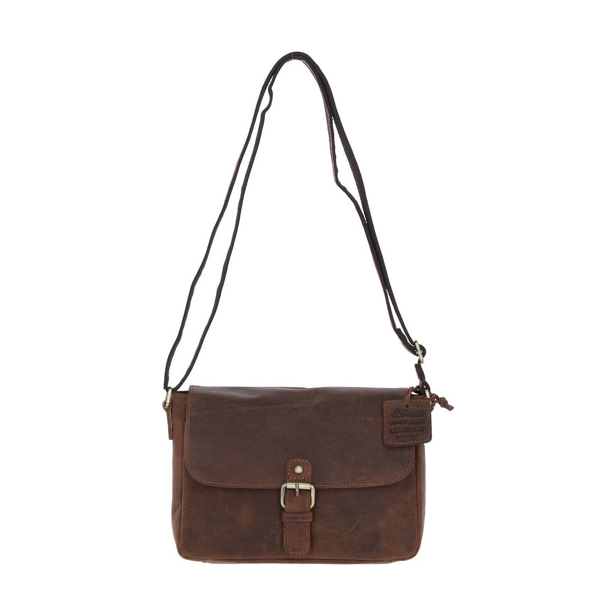 Vintage Satchel Leather Handbag Mud/brown: Kidderminster