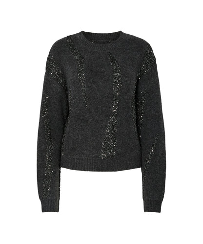 PCRADA Sequin Knit Top