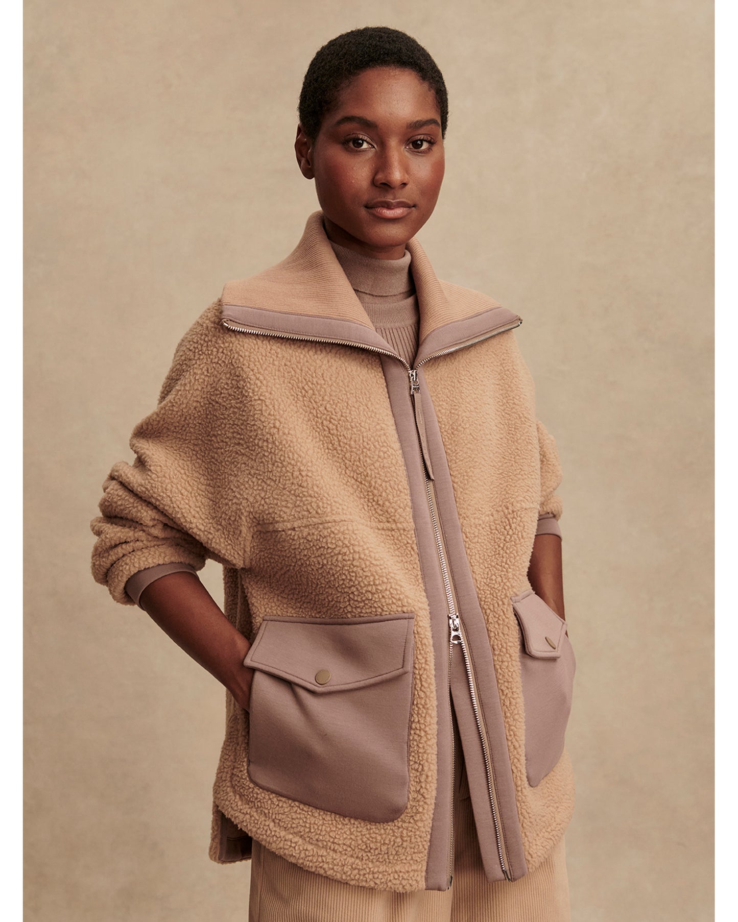 Eleanor Patch Pocket Fleece