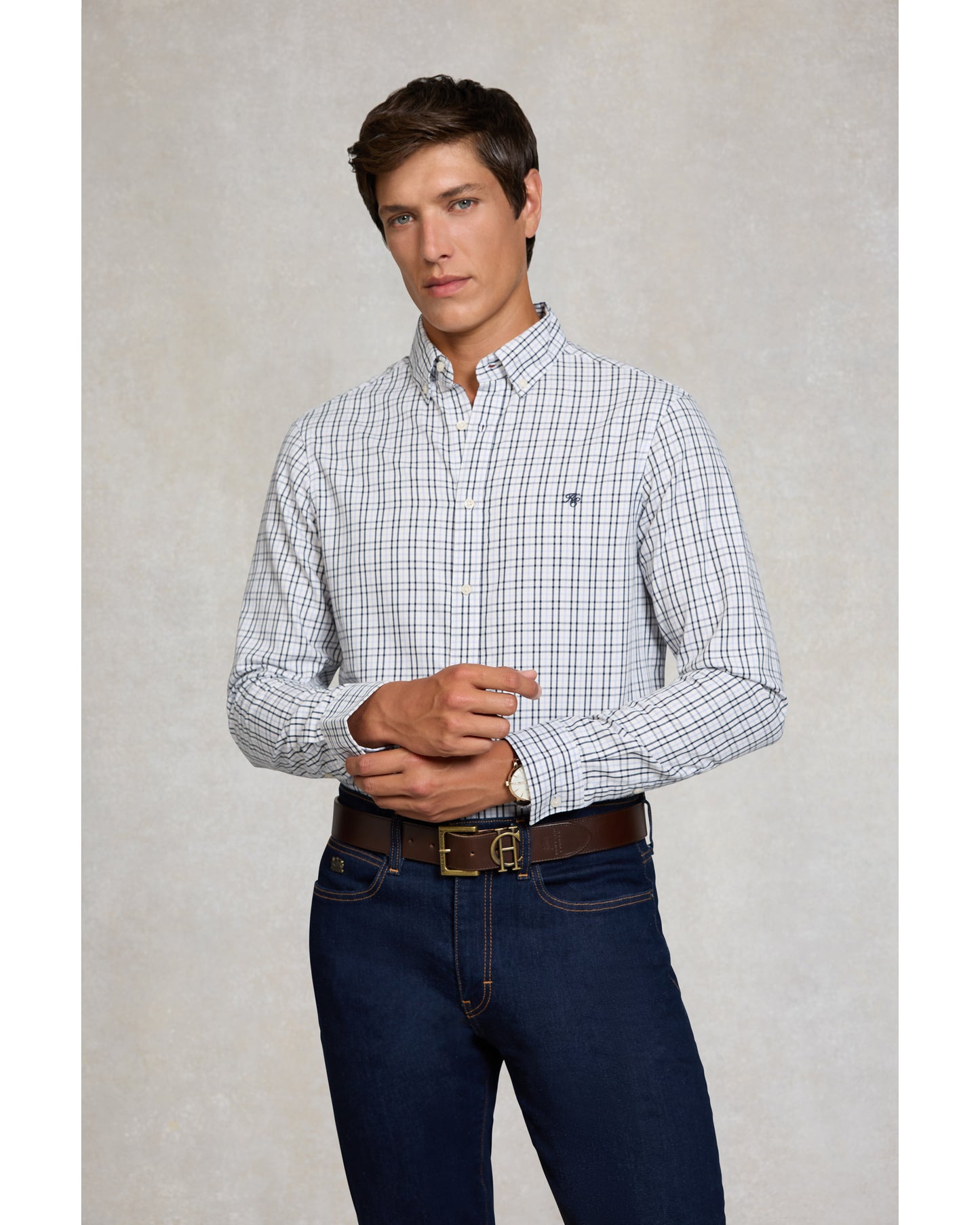 Men's Classic Woven Button Down Shirt