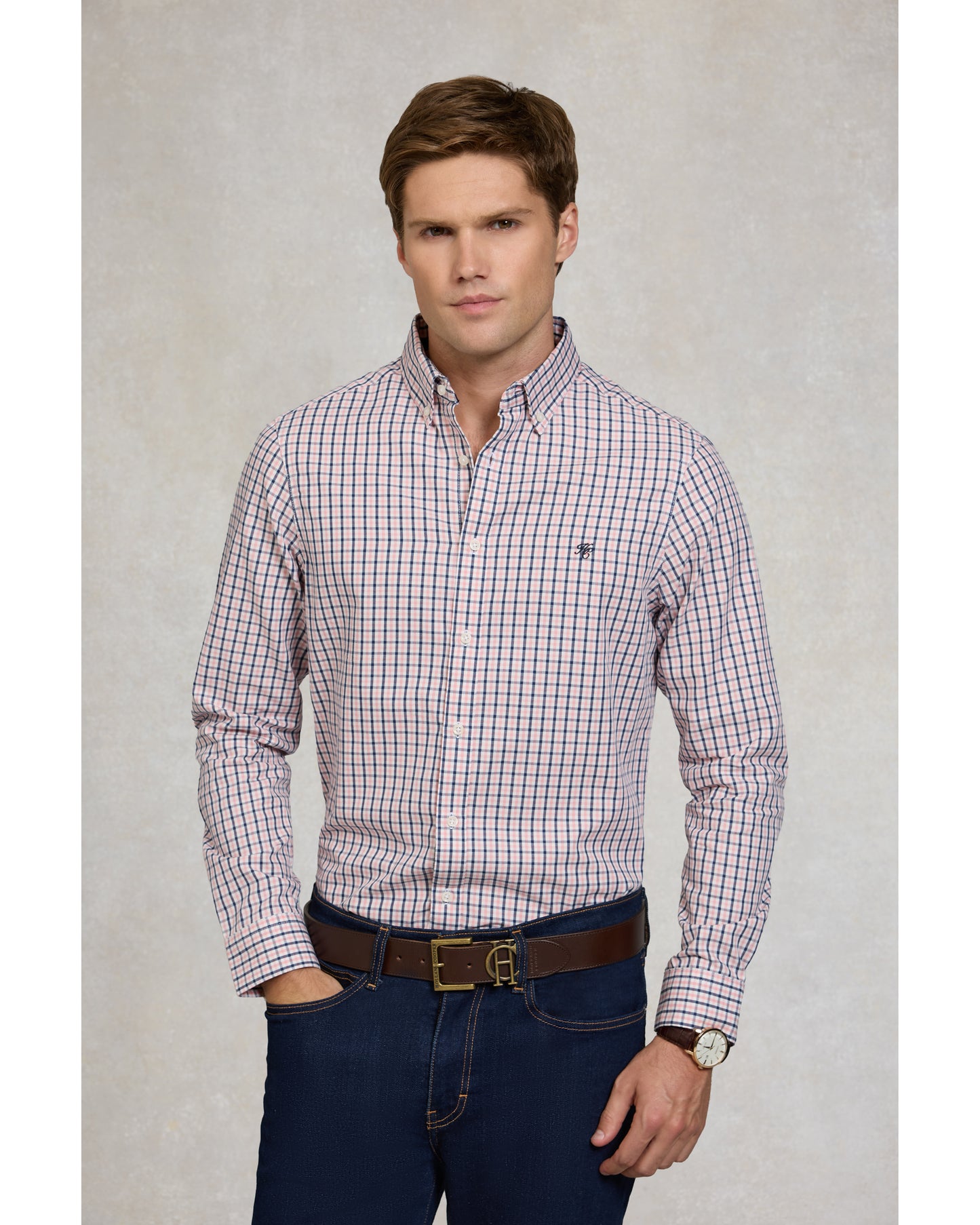 Men's Classic Woven Button Down Shirt