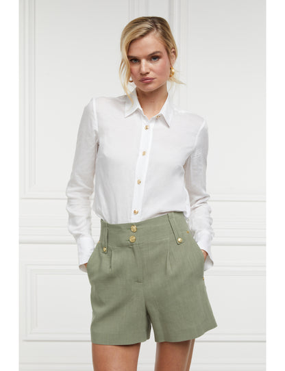 Tailored Short Linen