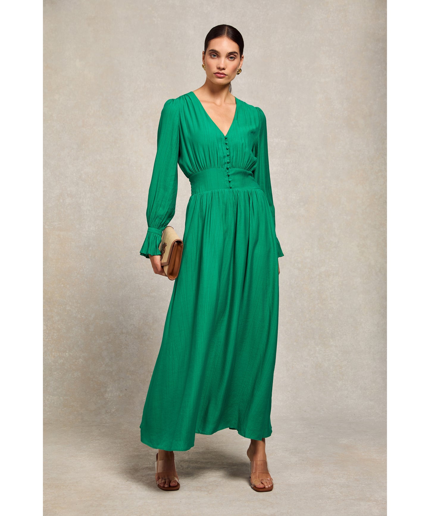 Phoebe V-Neck Maxi Dress