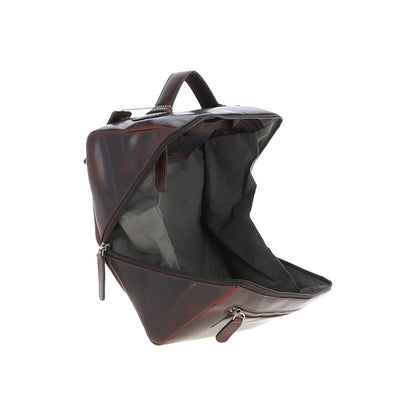 Leather Washbag Brown: K-49