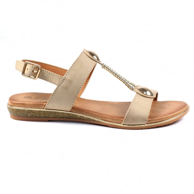 Renoir Beige Sandal