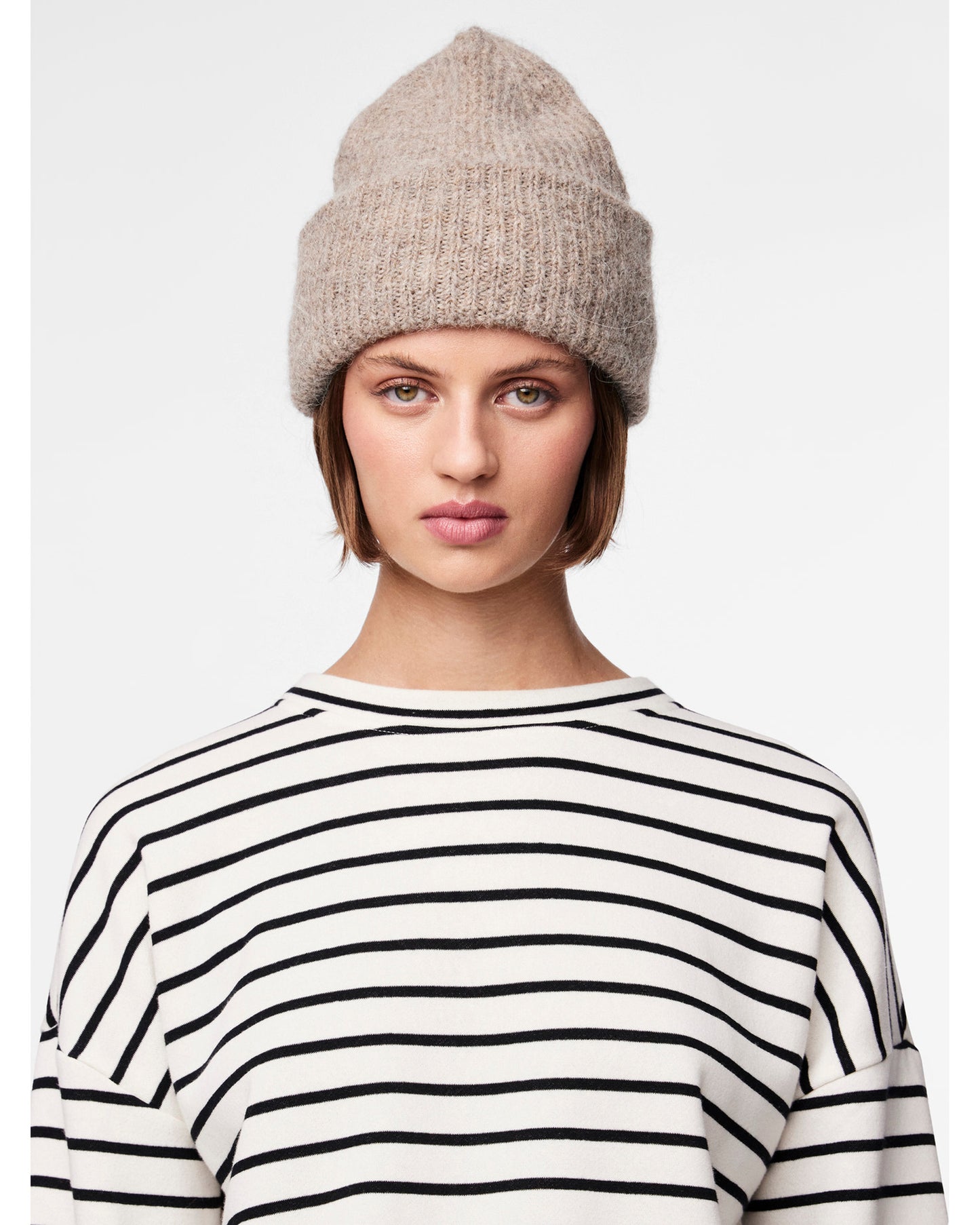 PCBERA WOOL BLEND BEANIE