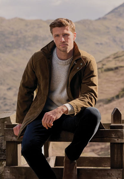 Niven Dark Sand Padded Jacket