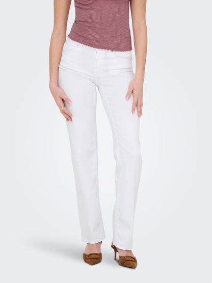Blush Mid Straight Jeans