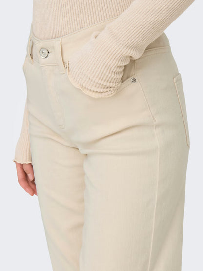 Blush Mid Straight Jeans
