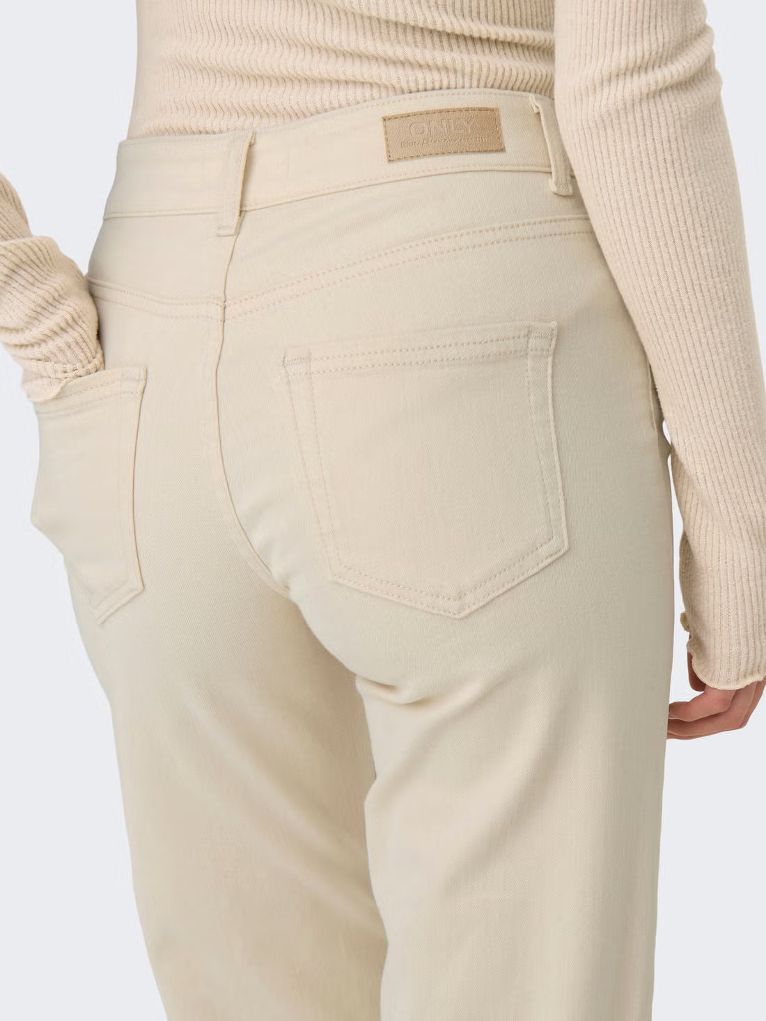Blush Mid Straight Jeans
