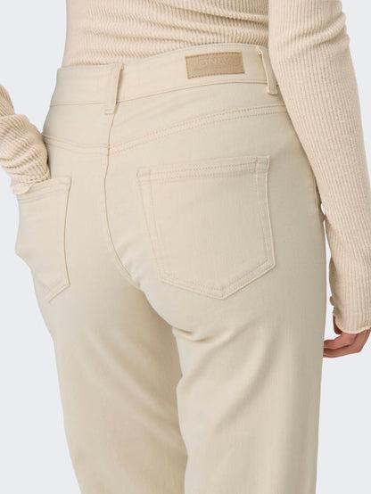 Blush Mid Straight Jeans