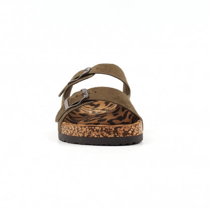 Pecan Green Sandal