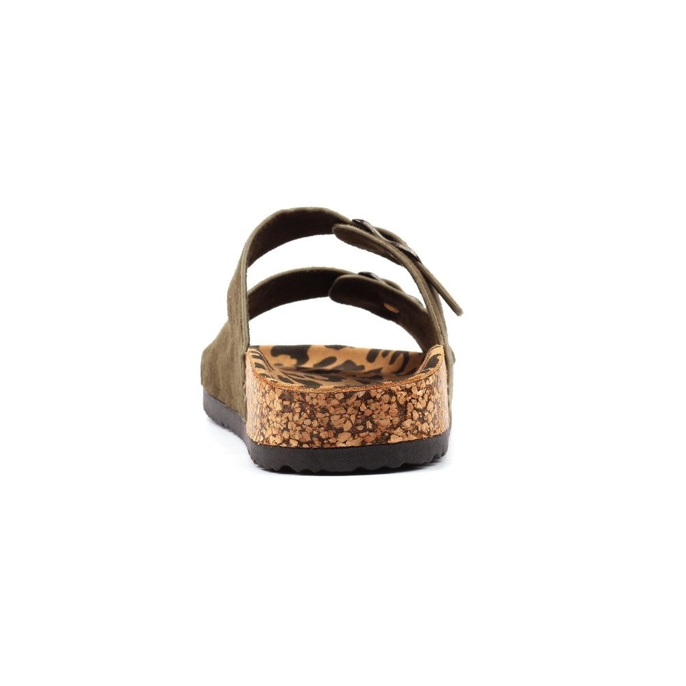 Pecan Green Sandal