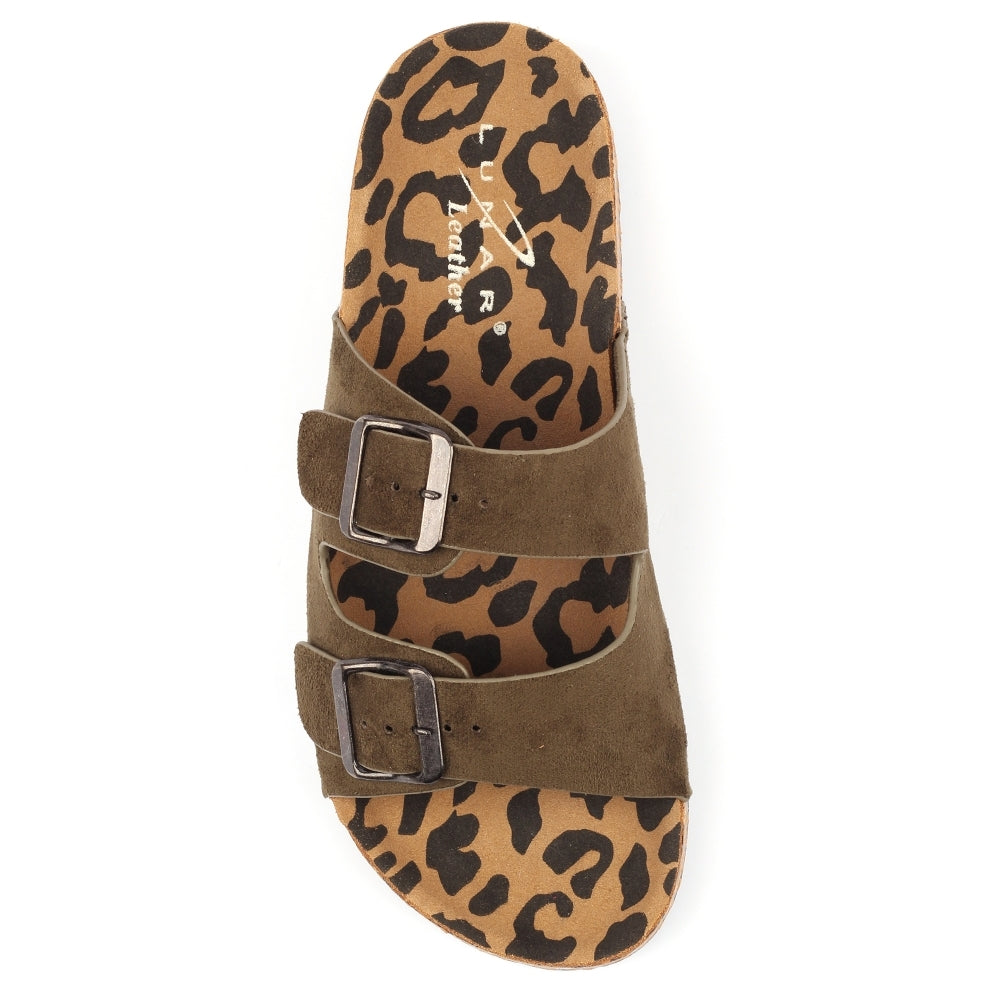 Pecan Green Sandal