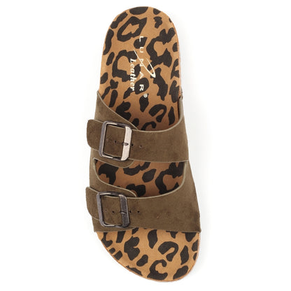 Pecan Green Sandal