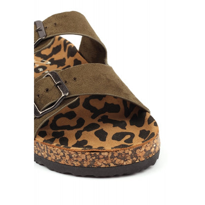 Pecan Green Sandal
