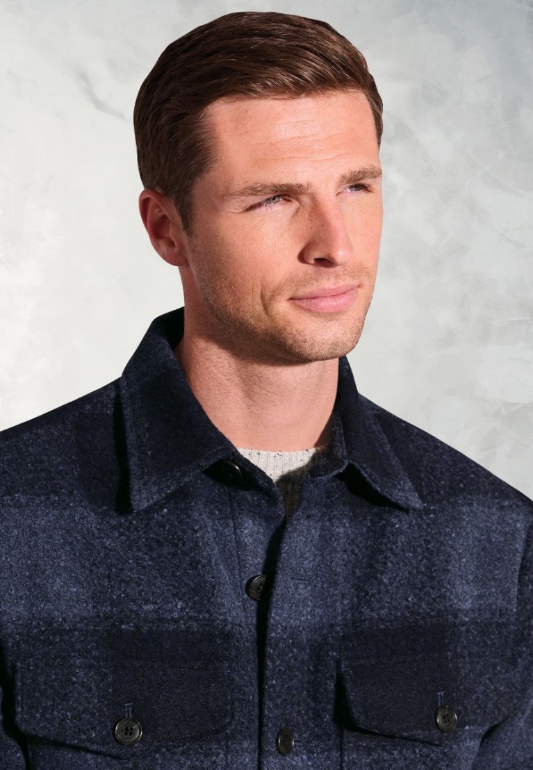 Roberts Blue Check Overshirt