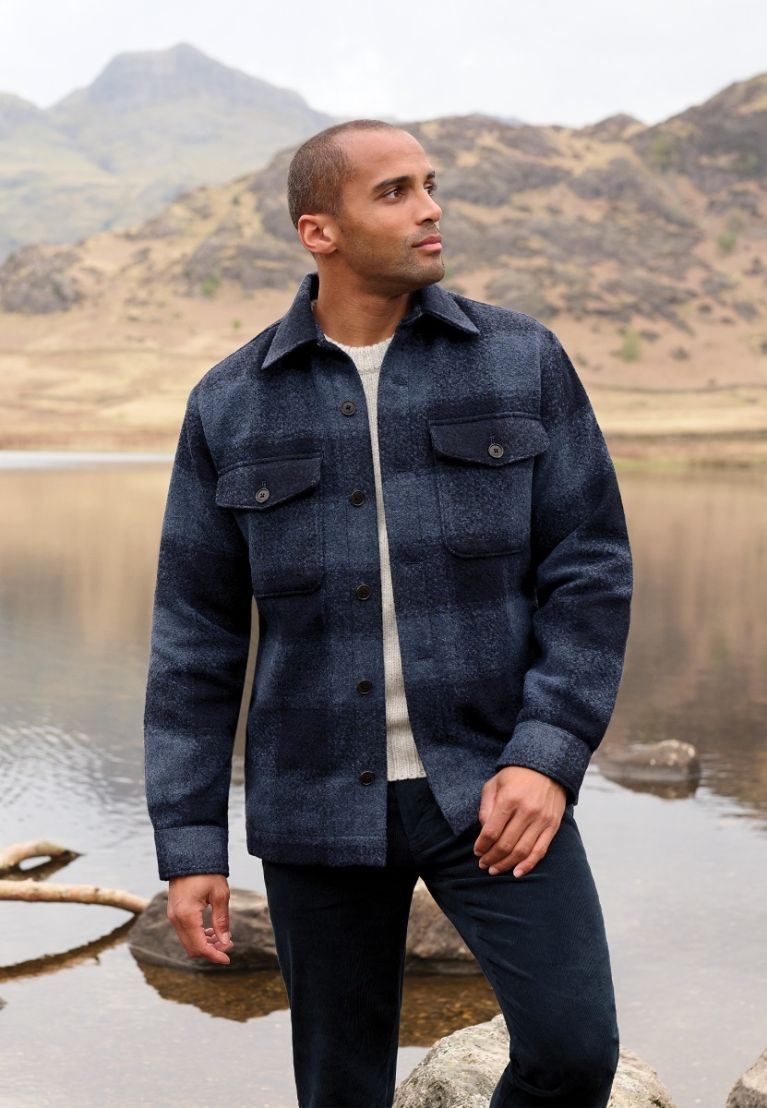 Roberts Blue Check Overshirt