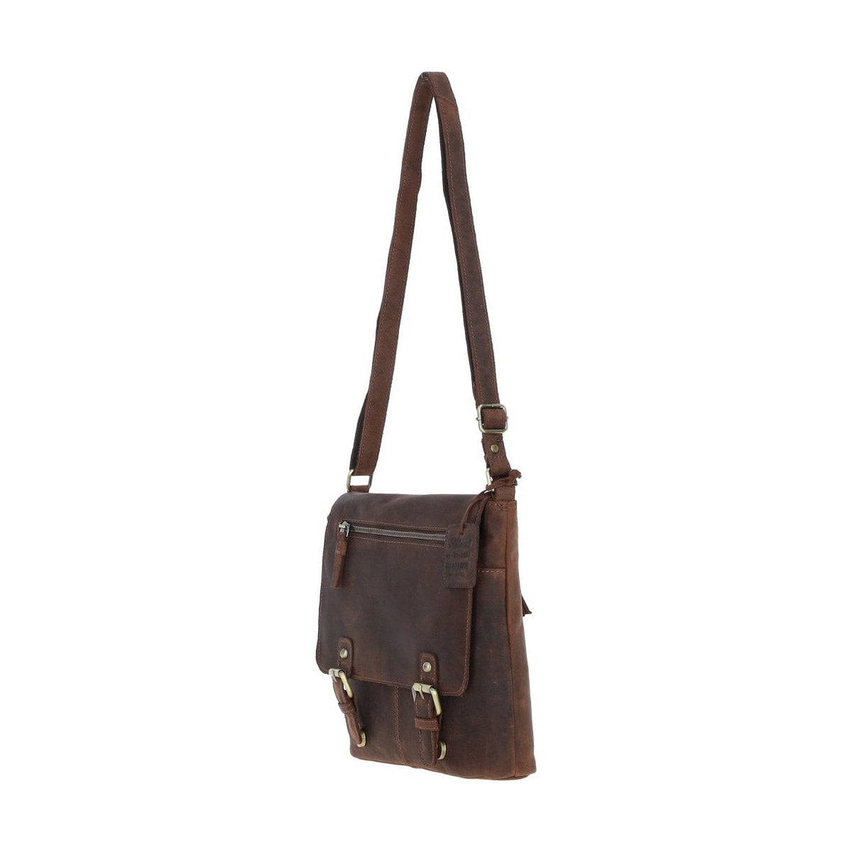 Rustic Charm Leather Handbag Mud/brown: Cheltenham