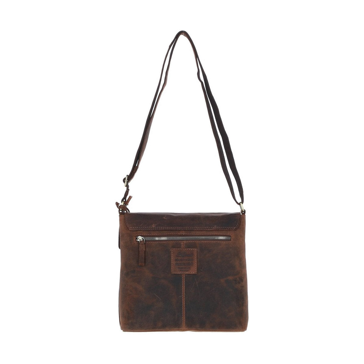 Rustic Charm Leather Handbag Mud/brown: Cheltenham