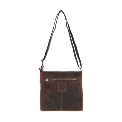 Rustic Charm Leather Handbag Mud/brown: Cheltenham