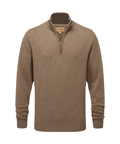 Lewis Lambswool 1/4 Zip Jumper
