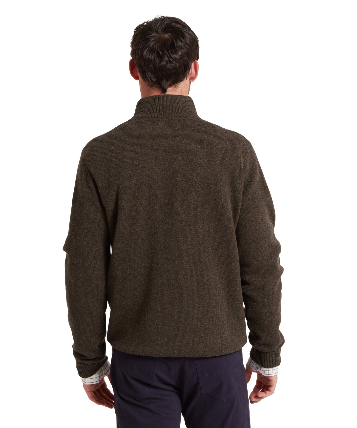 Lewis Lambswool 1/4 Zip Jumper