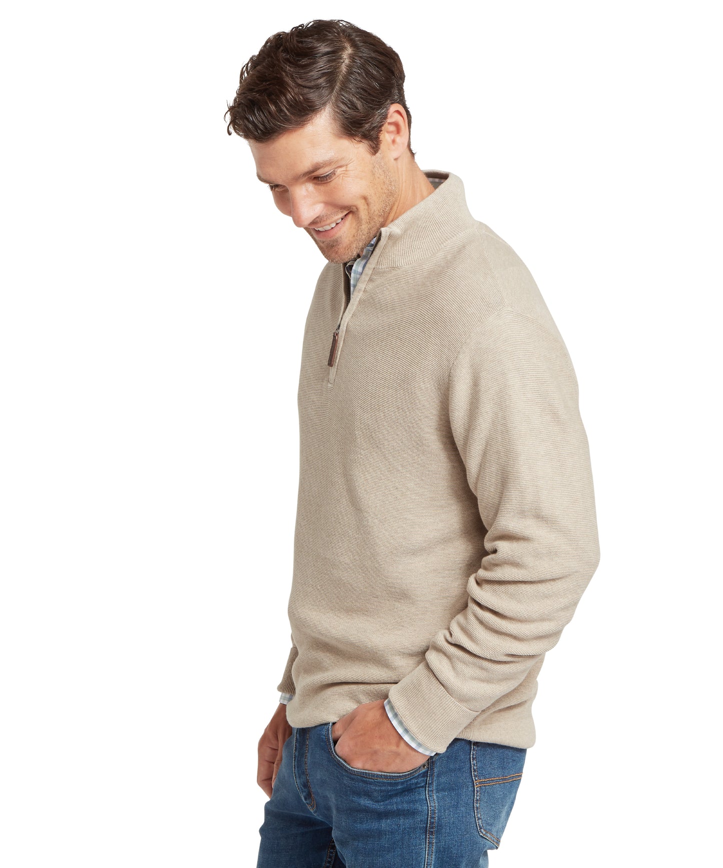 Porthleven Quater Zip Jumper
