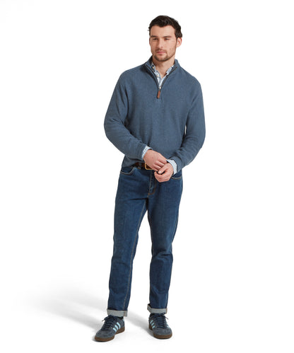 Porthleven Quater Zip Jumper