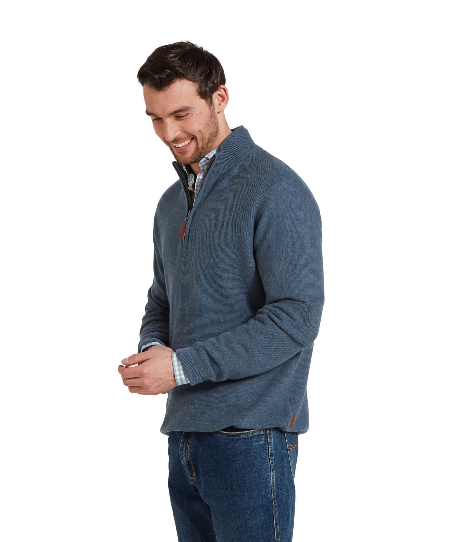 Porthleven Quater Zip Jumper