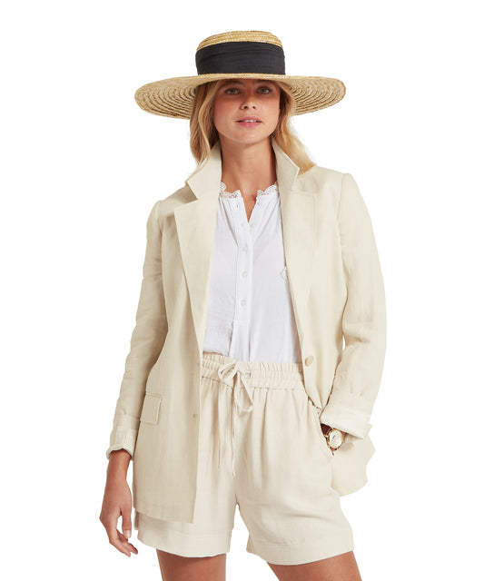 Henley Linen Blazer