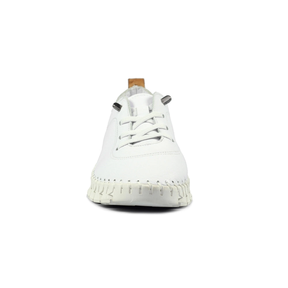 St Austell Leather Plimsoll