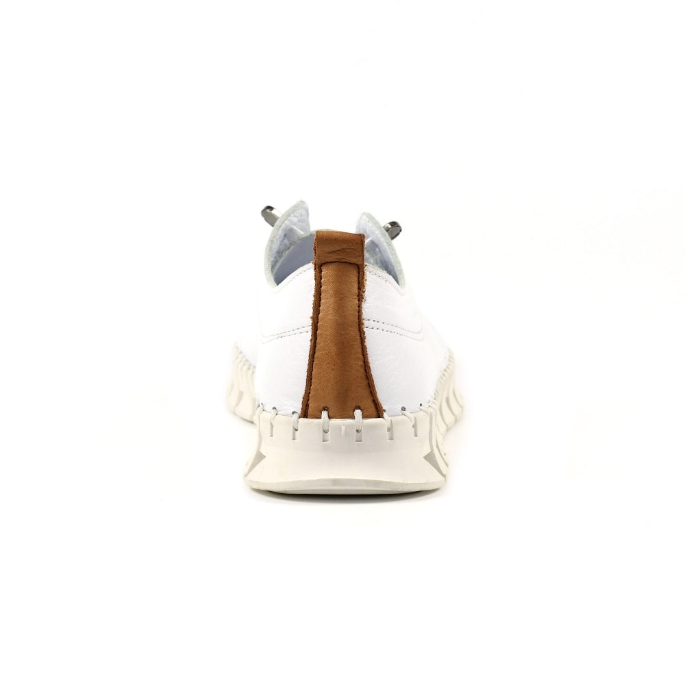St Austell Leather Plimsoll