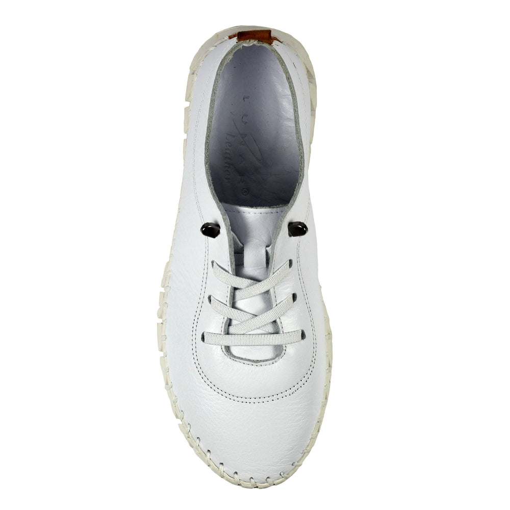 St Austell Leather Plimsoll