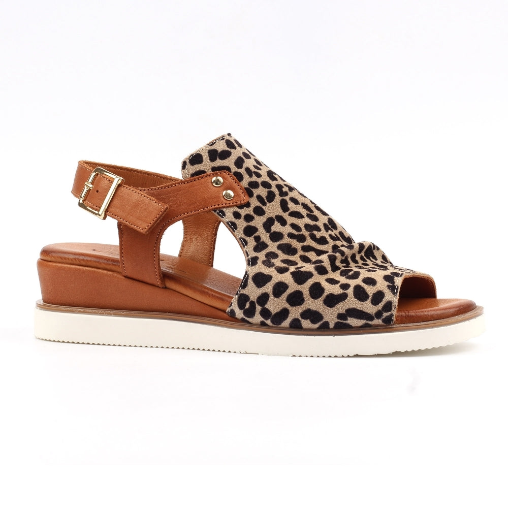 Steffi Leather Wedge Sandal