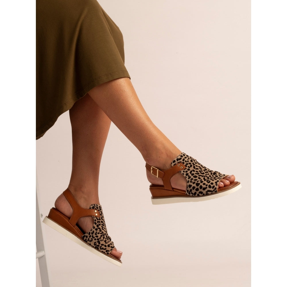 Steffi Leather Wedge Sandal