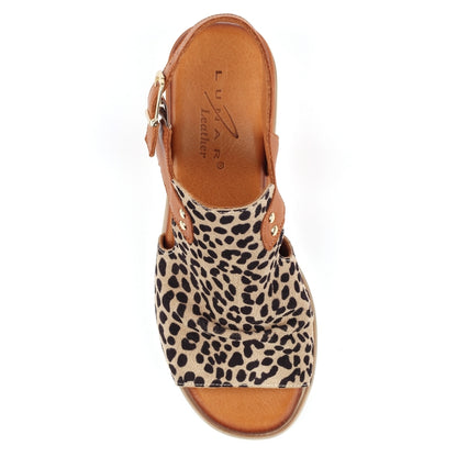 Steffi Leather Wedge Sandal